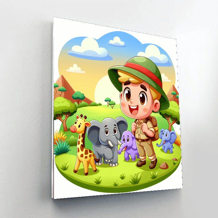 Exploring Safari Paint By Number
