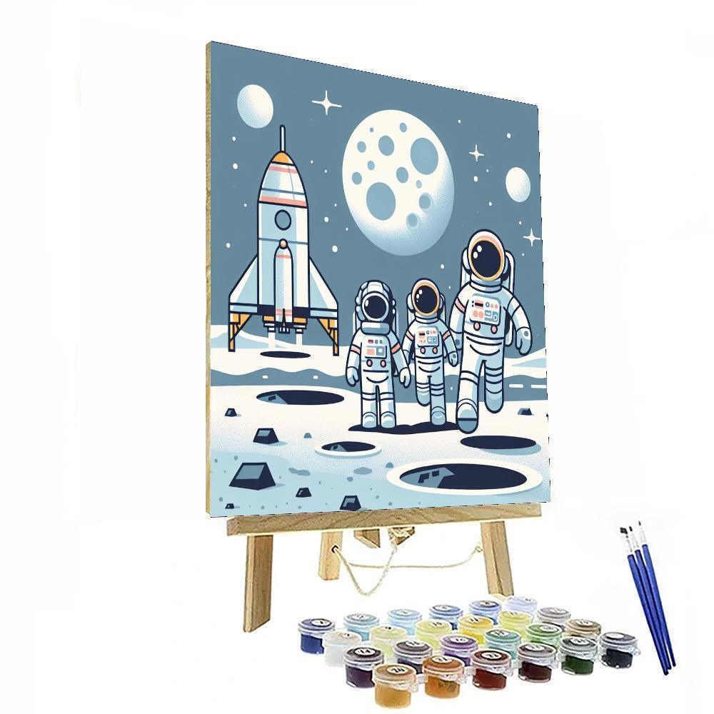 Lunar Landing Legends Paint By Numbers Kits