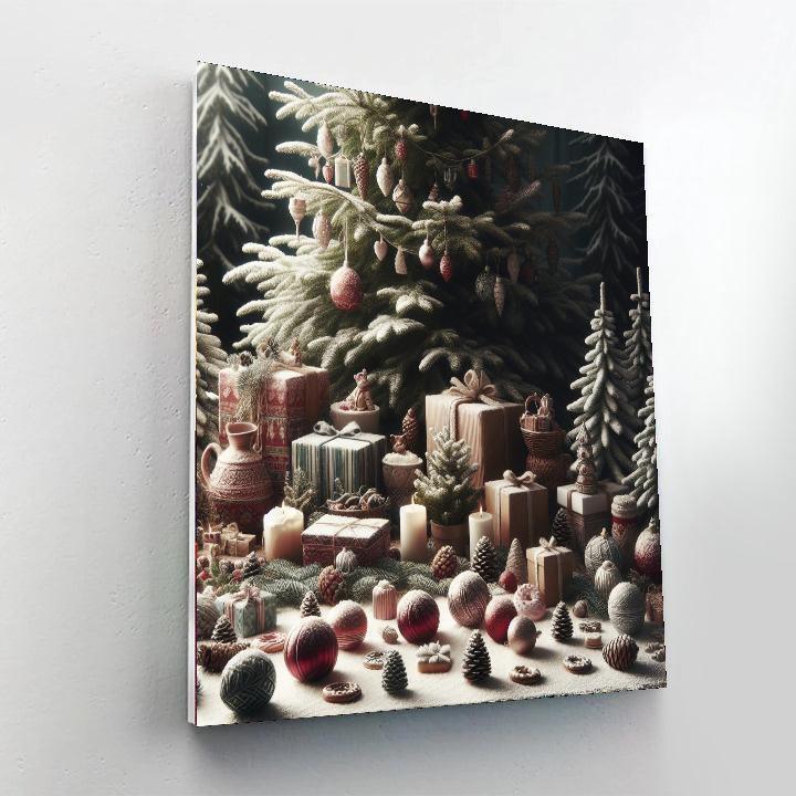Festive Nordic Christmas Numbered Painting Kits