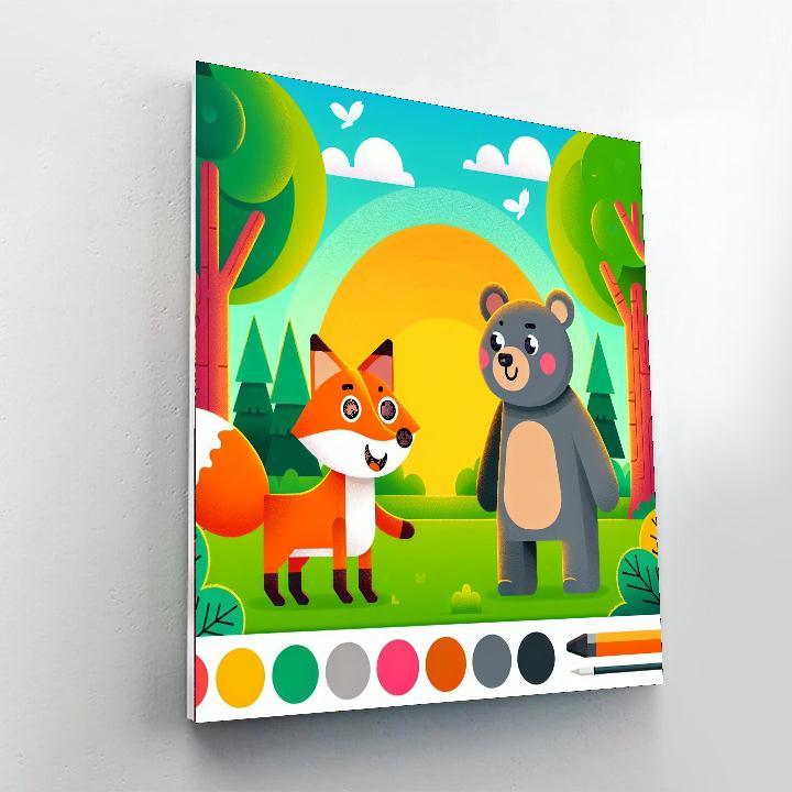 Forest Animal Adventure Paint By Number