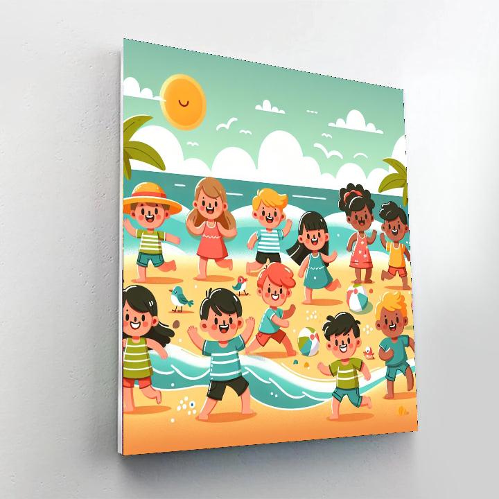 Breezy Beach Bonanza Numbered Painting Kits