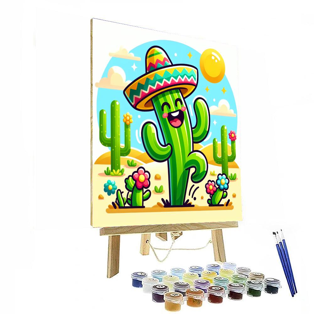 Dancing Cactus Paint By Numbers Kits