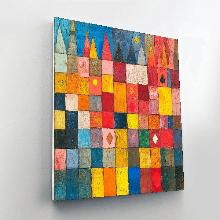 Paul Klee Inspired Colorful Corners  Paint By Color