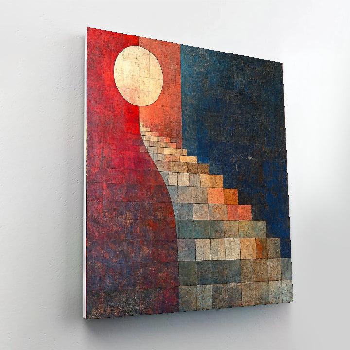 Paul Klee Inspired Fusion Of Forms  Paint By Number