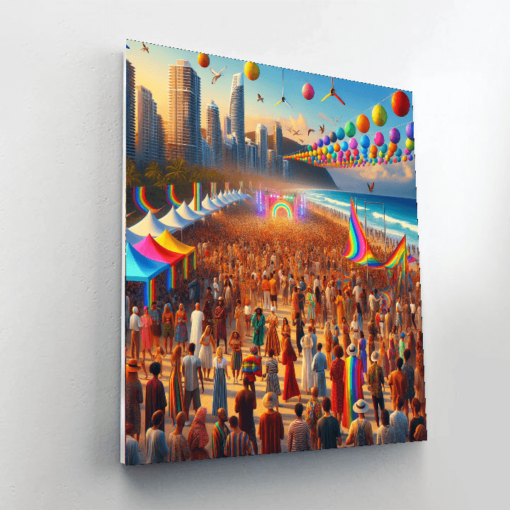 Glitter Festival - Australia Painting By Numbers Kit