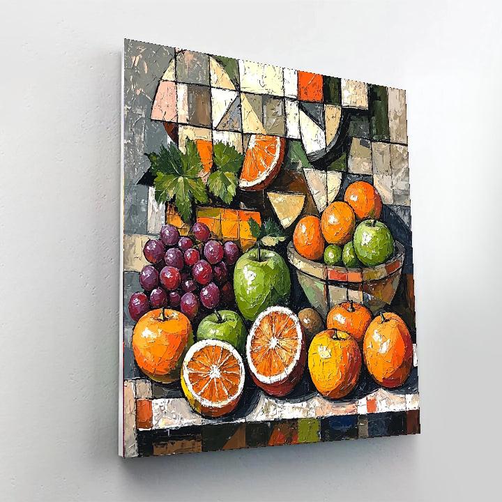 Juan Gris Inspired Fruits Of Inspiration  Paint By Numbers