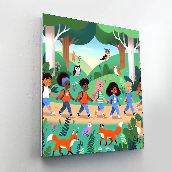 Forest Whisperers Paint By Numbers Art