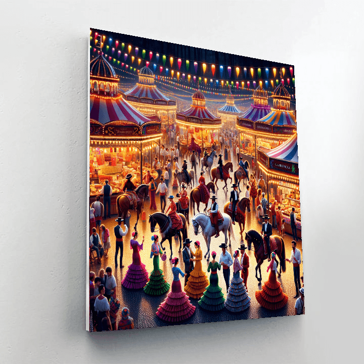 Feria De Abril - Spain Paint By Numbers Kits