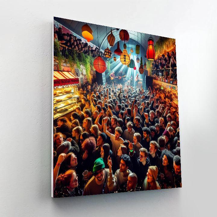 Iceland Airwaves Music Festival Paint By Numbers Art