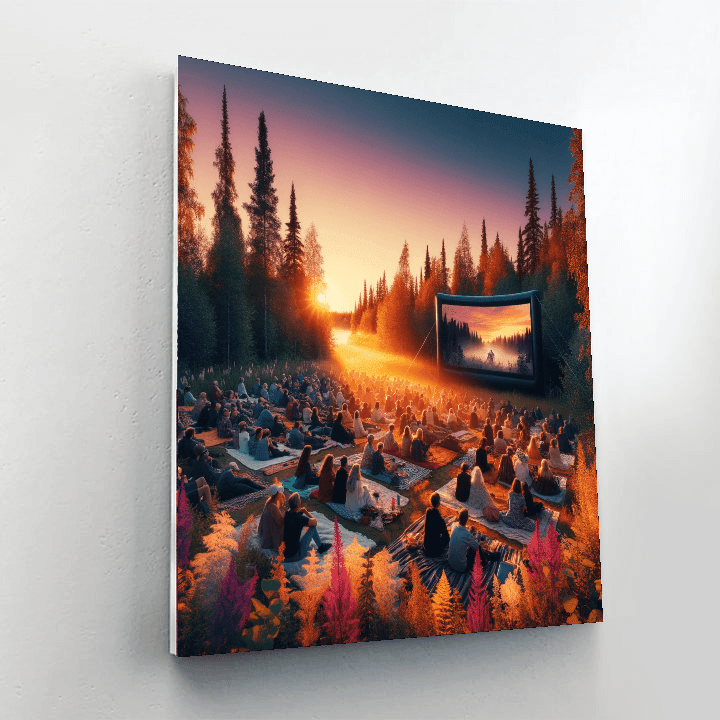 Midnight Sun Film Festival - Sodankylä Painting By Numbers Kit