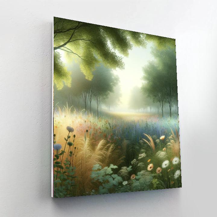 Sunlit Meadow Serenity Paint By Color
