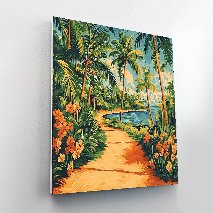 Paul Gauguin Inspired Tropical Oasis Dream  Paint By Numbers