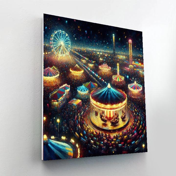 Carnival Night Delight Paint By Numbers Art