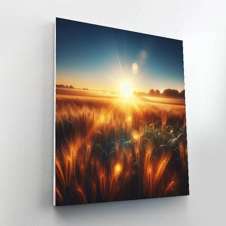 Sunny Countryside Morning Painting By Numbers Kit