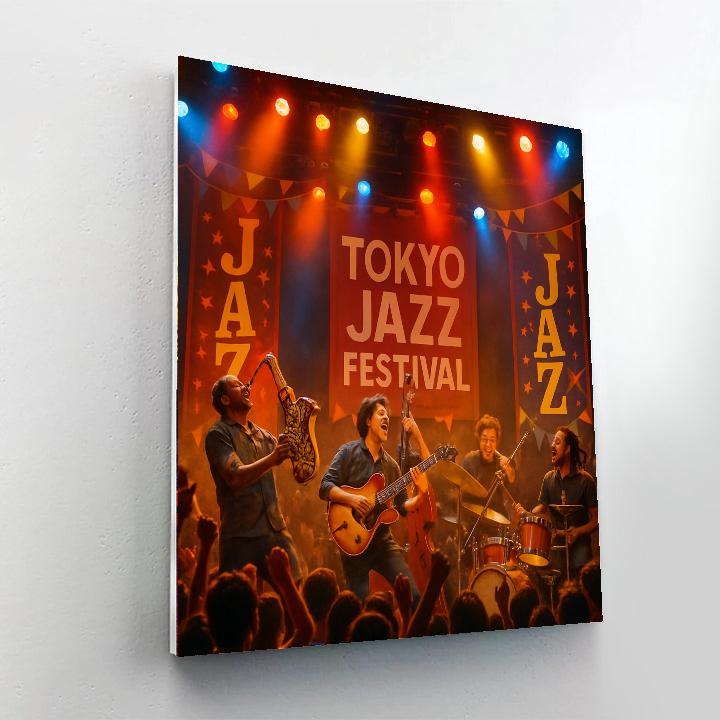 Tokyo Jazz Festival Numbered Painting Kits