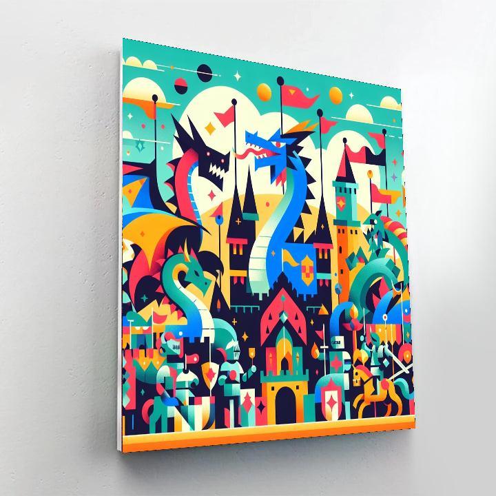 Royal Dragon Festival Paint By Color