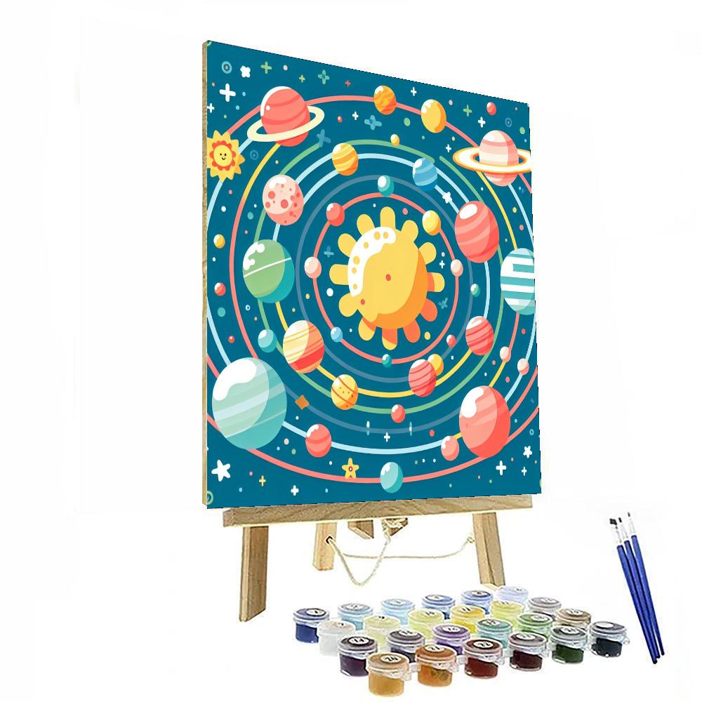 Stellar Solar System Painting By Numbers Kit