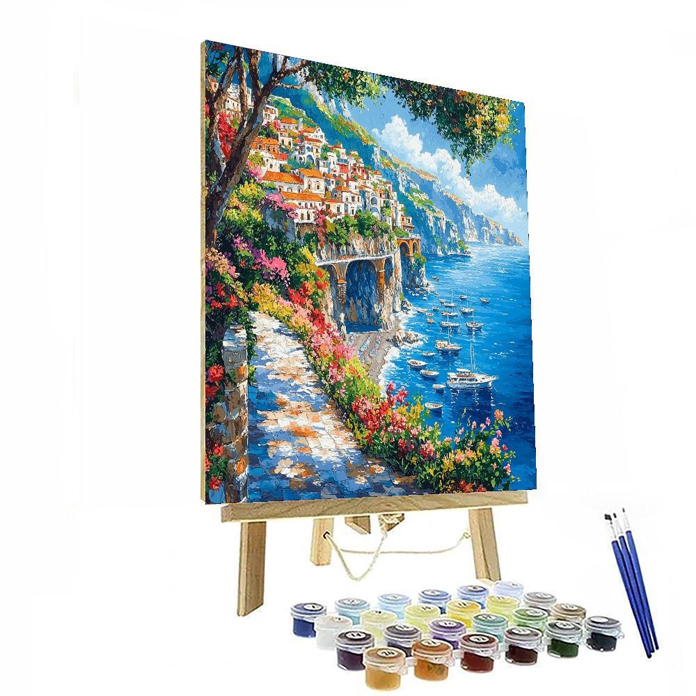 Amalfi Coast Numbered Painting Kits