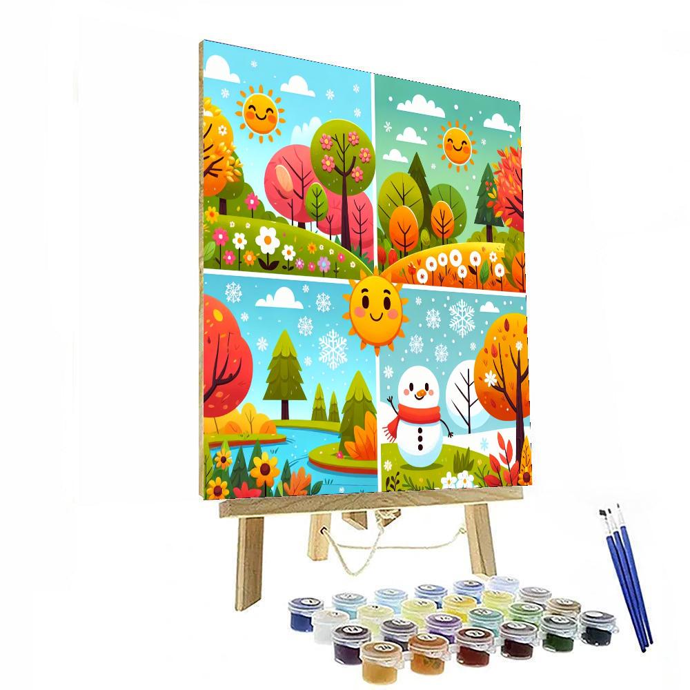 Exploring The Seasons Number Painting