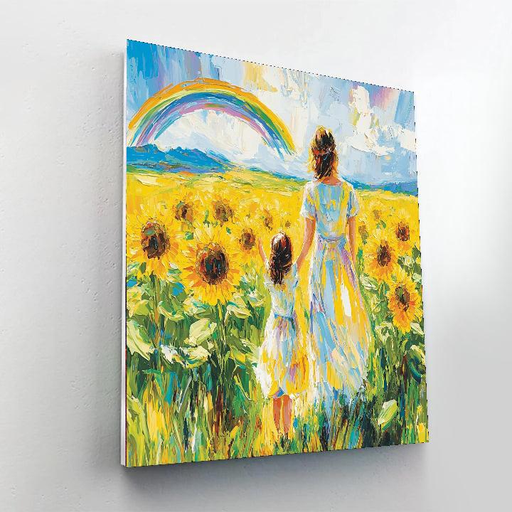 Chasing Rainbow Dreams Number Painting