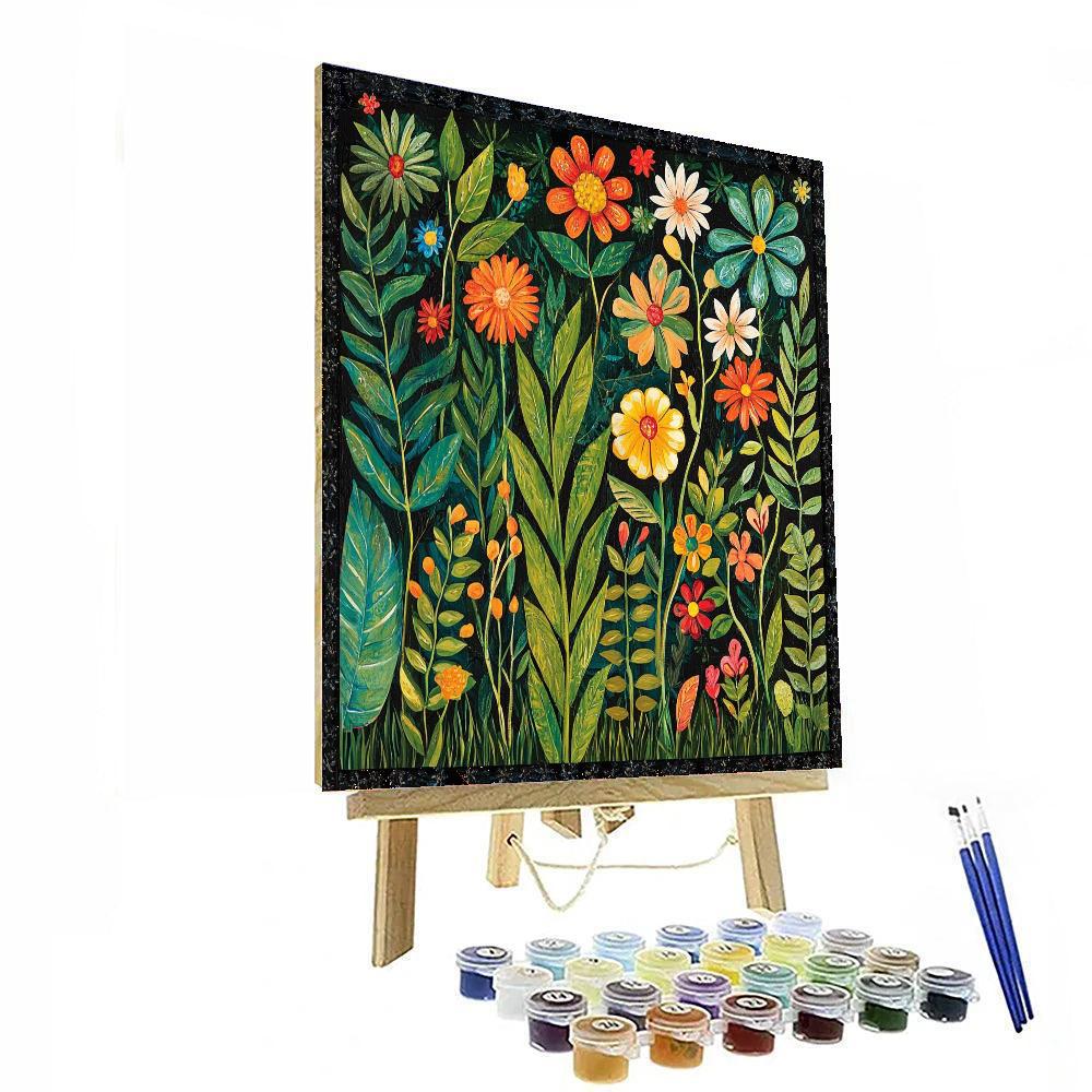 Frida Kahlo Inspired Radiant Rebirth  Numbered Painting Kits