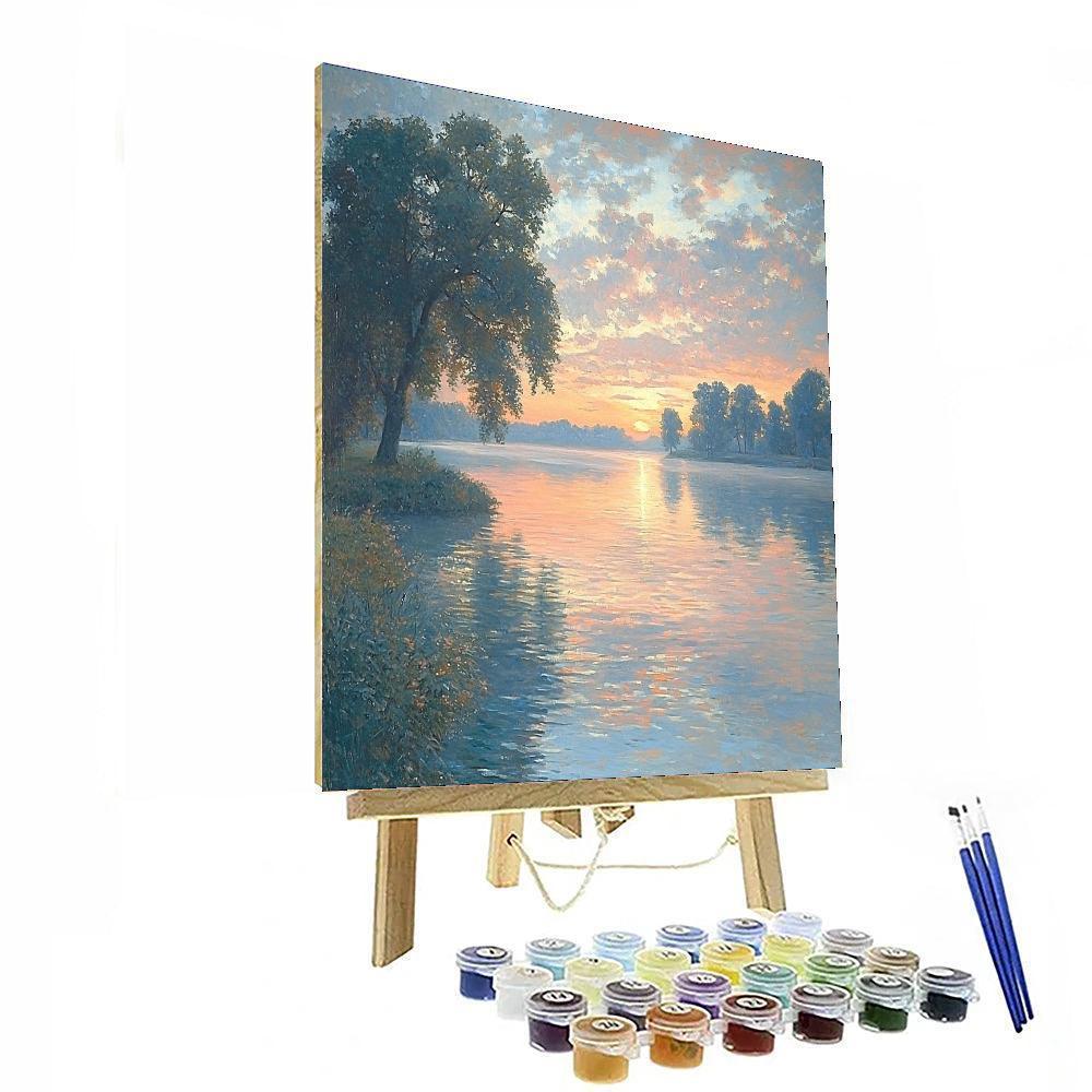 J.M.W. Turner Inspired Harmonious Horizons  Painting By Numbers Kit