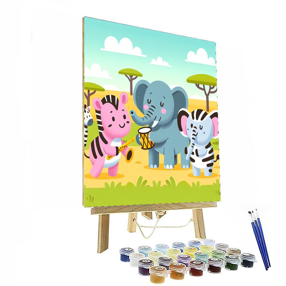 Serenade In The Serengeti Numbered Painting Kits