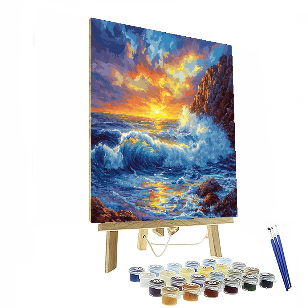 Turner Inspired Majestic Seascape - DIY Painting By Numbers Kit