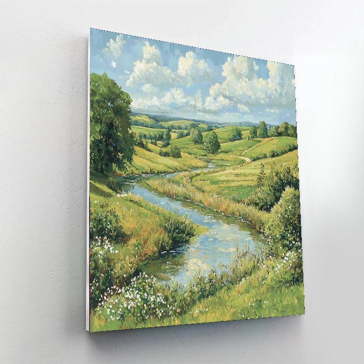 John Constable Inspired Pastoral Dreams  DIY Paint By Numbers