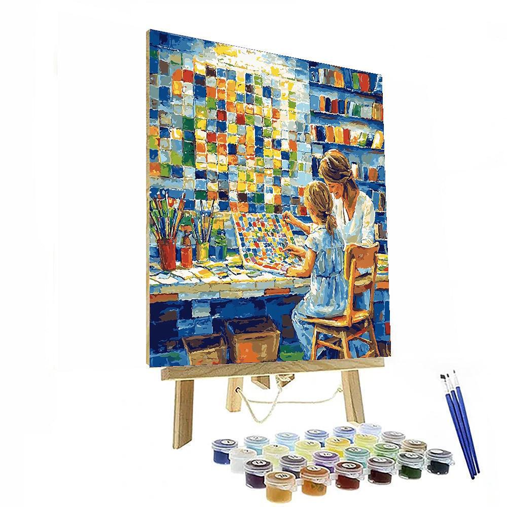 Mosaic Of Memories Number Painting
