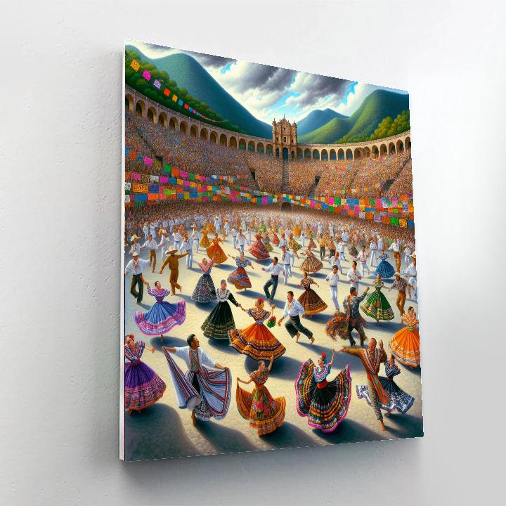 Oaxaca Guelaguetza Festival - Oaxaca, Mexico Paint By Color