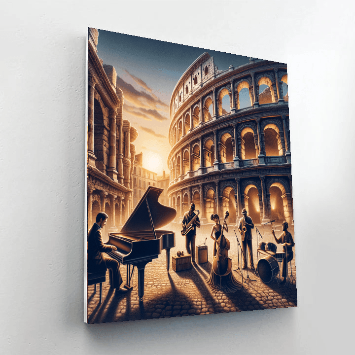 Jazz à Vienne - France Painting By Numbers Kit