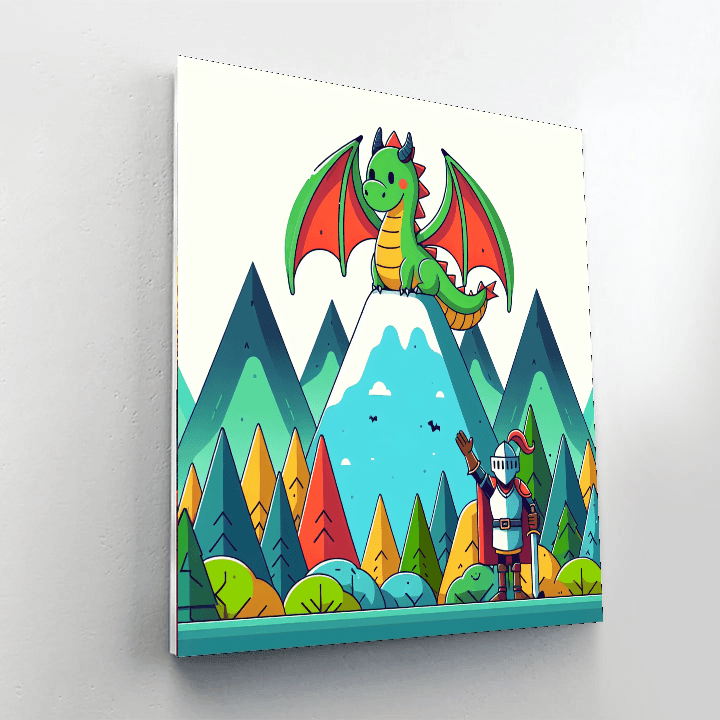 Daring Dragon Quest Number Painting