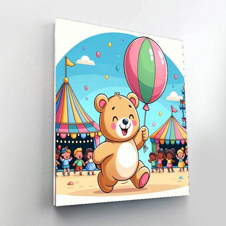 Cuddly Creatures Carnival DIY Paint By Numbers