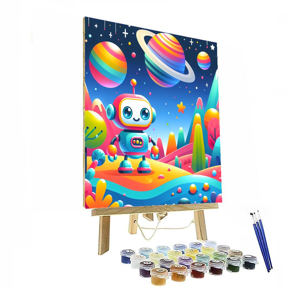 Robotic Explorers Adventure Paint By Numbers Kits