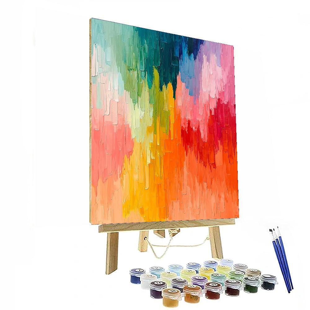 Paul Cézanne Inspired Cascading Light  Paint By Numbers Kits
