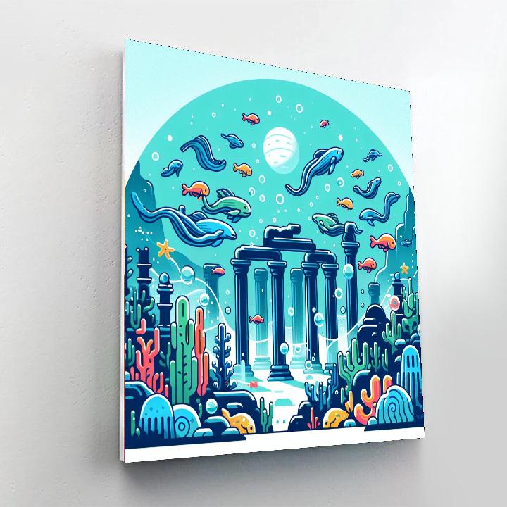 Underwater Atlantis Paint By Color