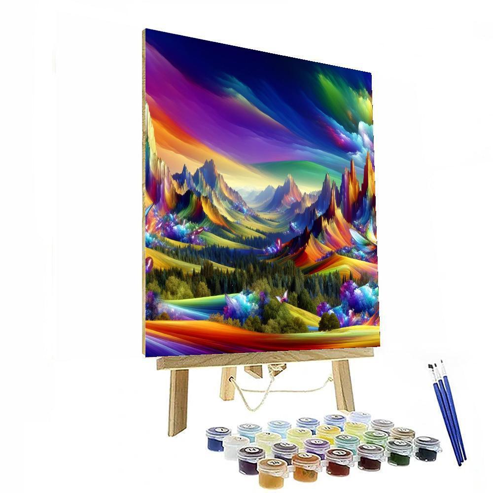 Fantastic Fantasy Landscape Paint By Numbers Kits