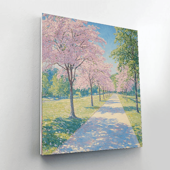 Pierre-Auguste Renoir Inspired Impressionist Spring Walk  Painting By Numbers Kit