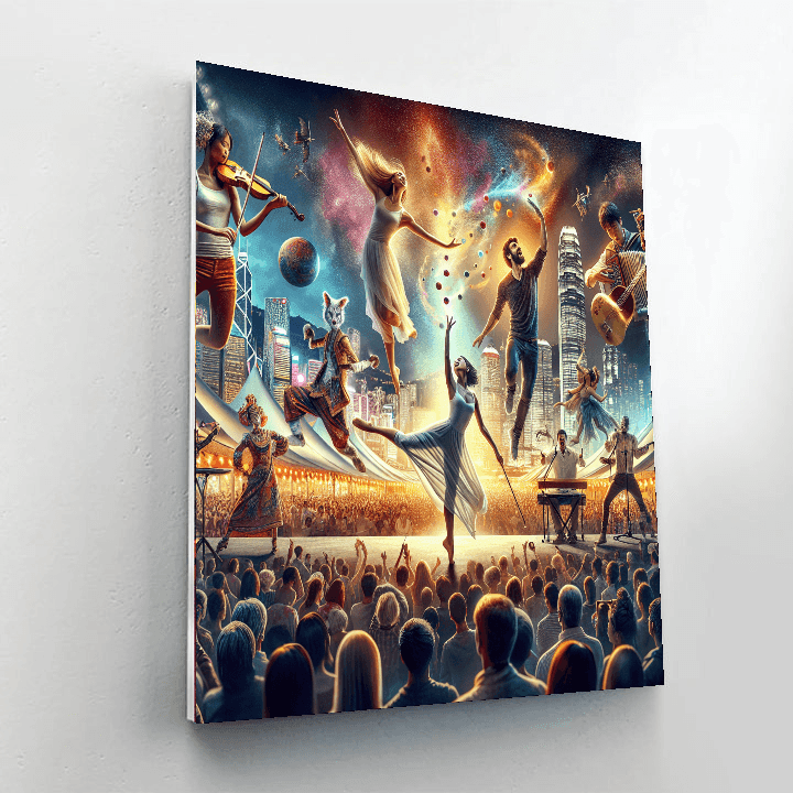 Hong Kong Arts Festival - Hong Kong Paint By Numbers Art