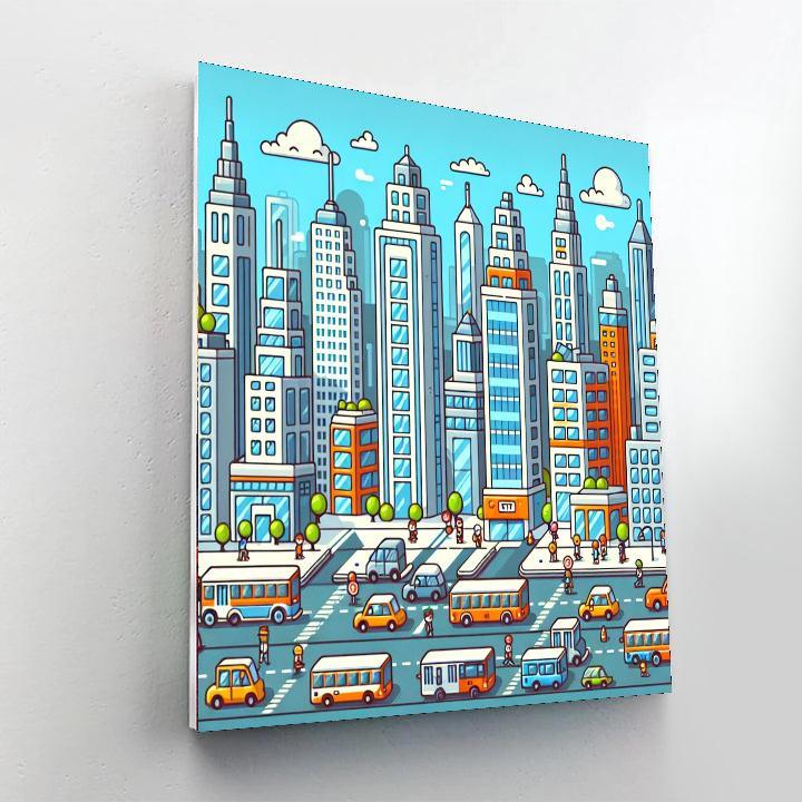 Urban City Adventures Paint By Color