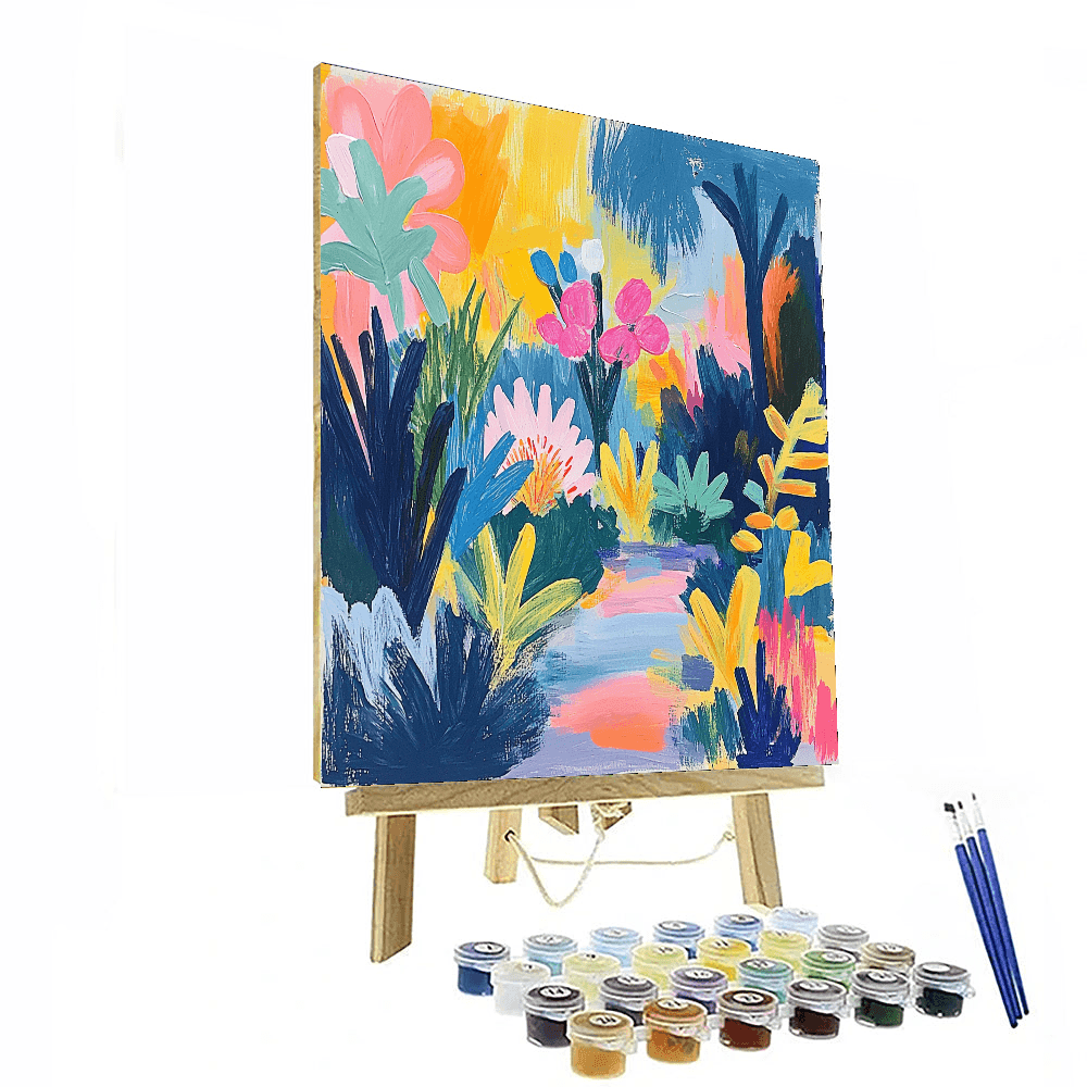 Tracey Emin Inspired Emin's Reflective Garden  Painting By Numbers Kit
