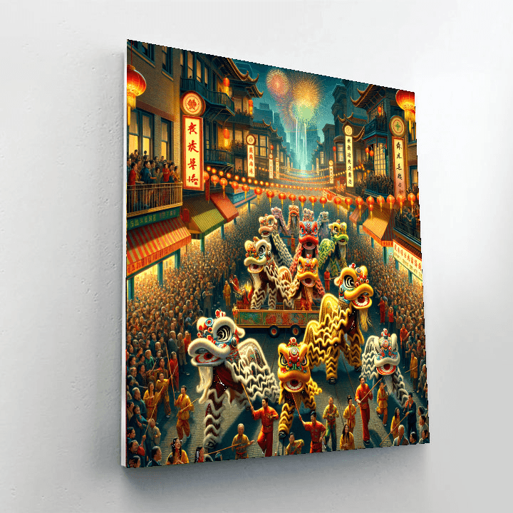 Lunar New Year Parade - San Francisco, Usa Numbered Painting Kits