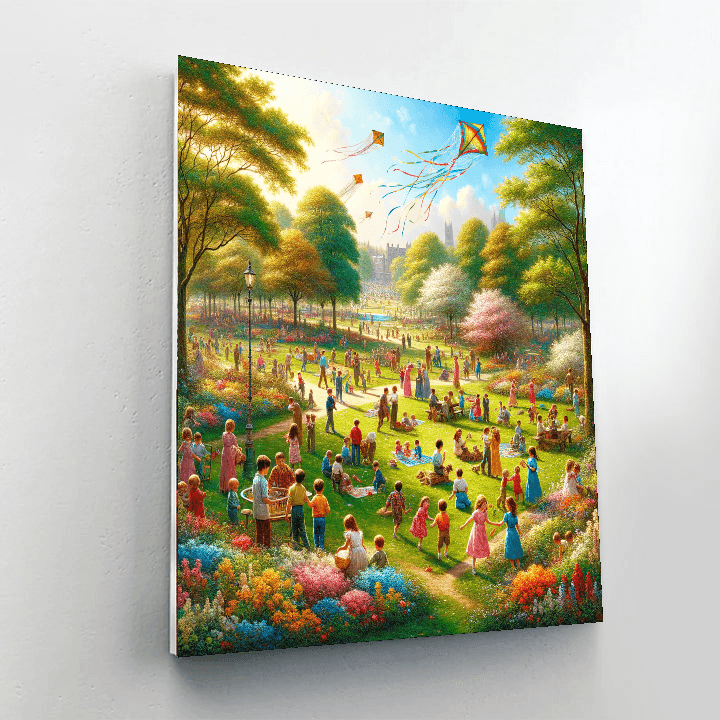 Joyful Playtime In The Park Paint By Number