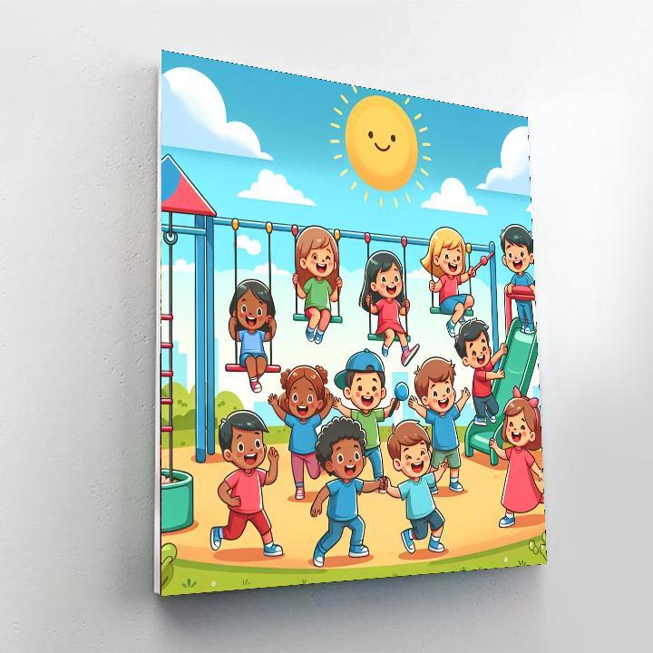 Gigantic Playground Fun Paint By Numbers Kits