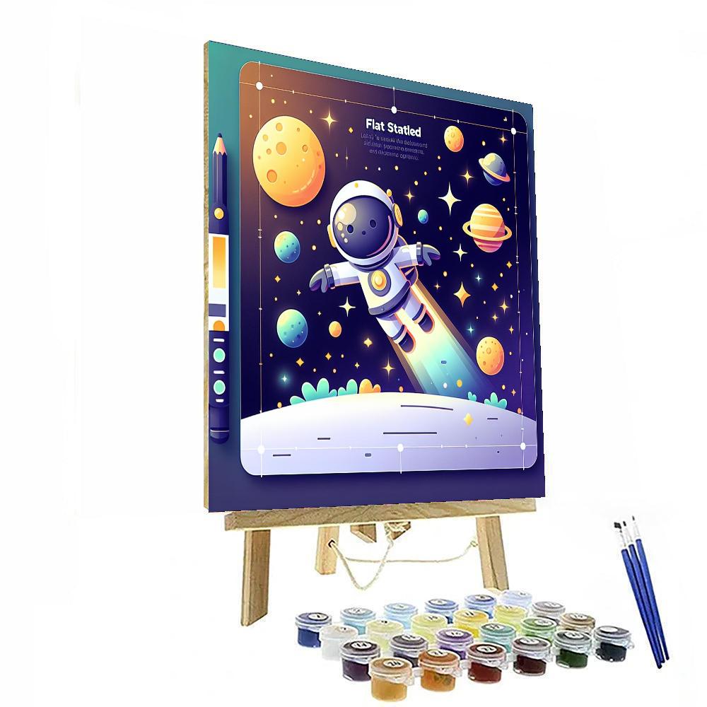 Space Ranger's Cosmic Adventure Numbered Painting Kits