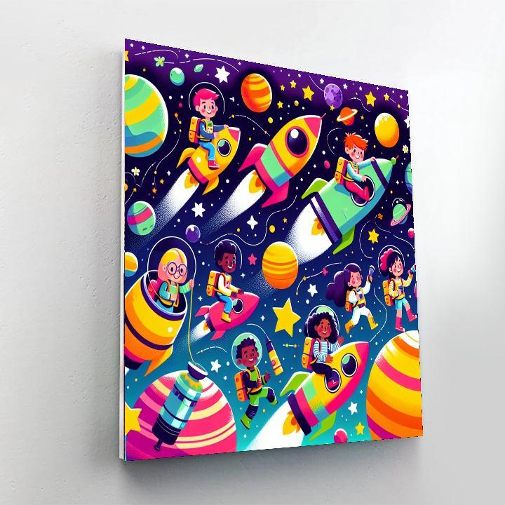 Space Odyssey Explorer Painting Number Kit