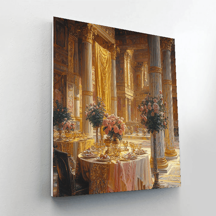 Lawrence Alma-Tadema Inspired Ancient Roman Feasts Reimagined  Paint By Numbers