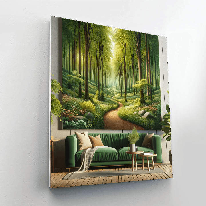 Dreamy Woodland Pathway Painting By Numbers Kit