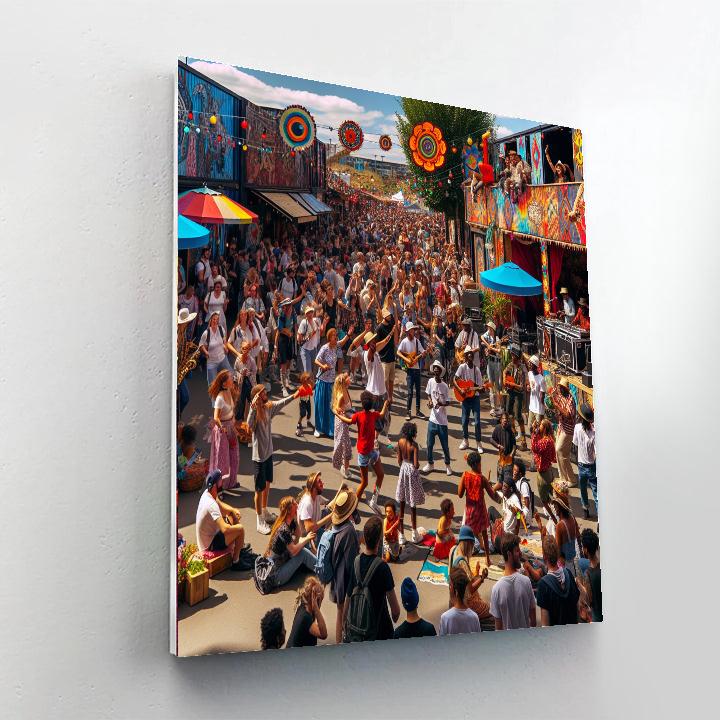 Festival De La Musique Painting By Numbers Kit